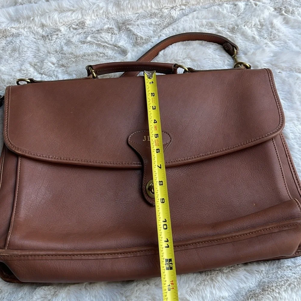 Jack George’s messenger leather bag